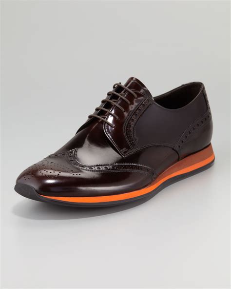 prada wingtip sho|prada shoes for men.